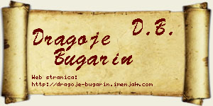 Dragoje Bugarin vizit kartica